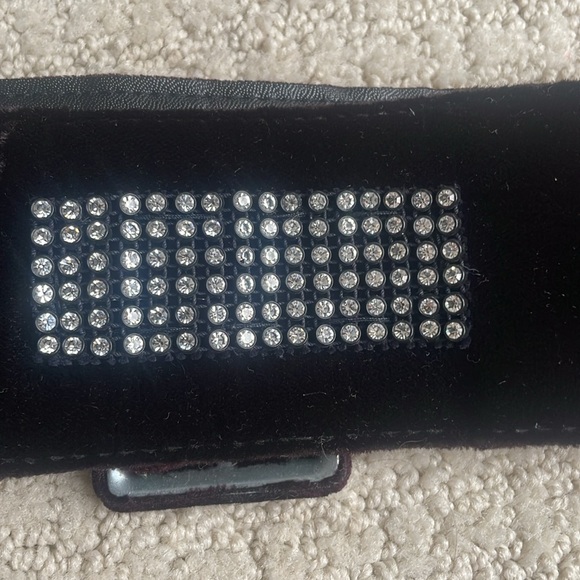 🔥 STUNNING VELVET BELT WITH RHINESTONES 🔥 - Picture 1 of 11